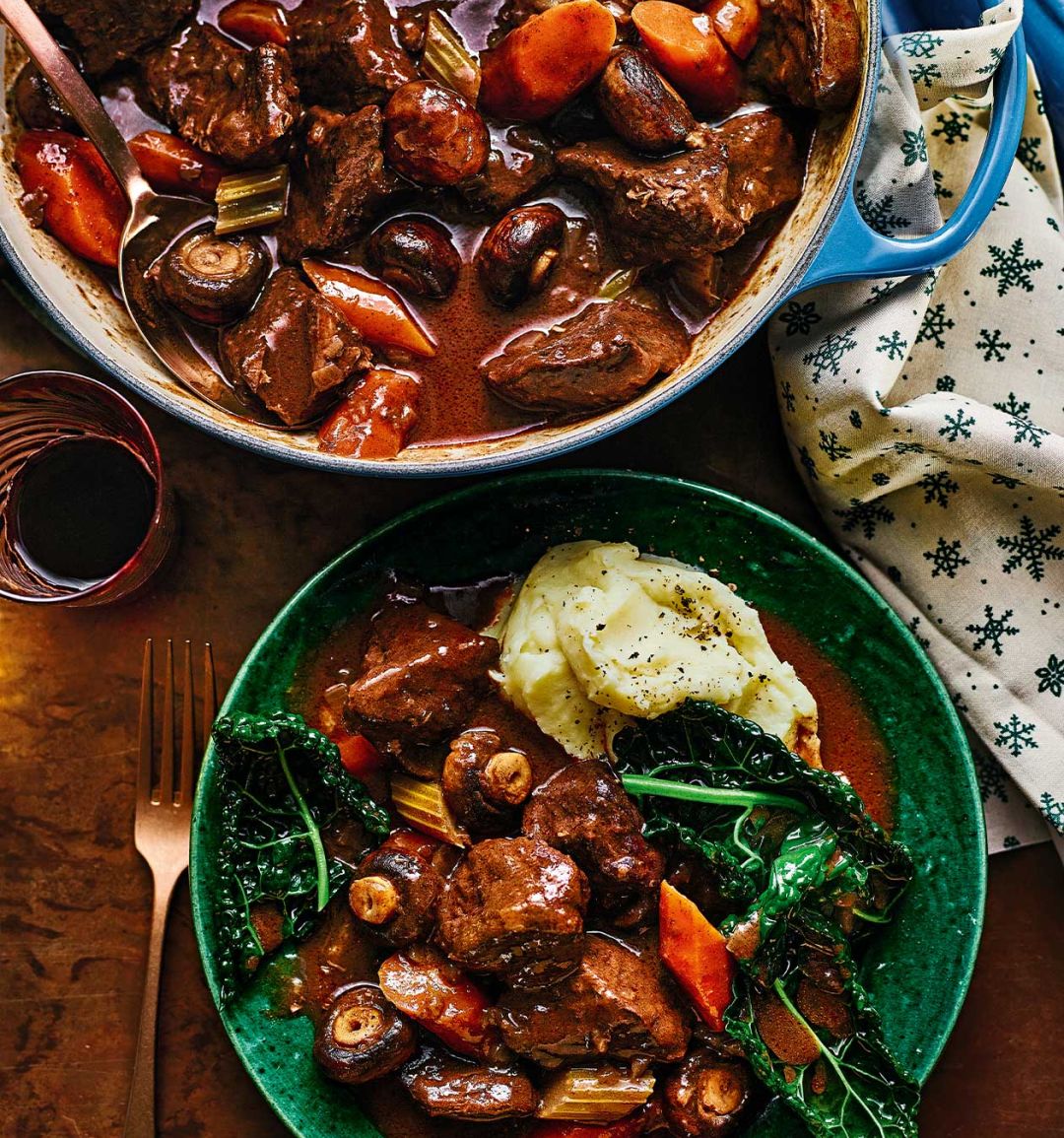 Mulled beef bourguignon 