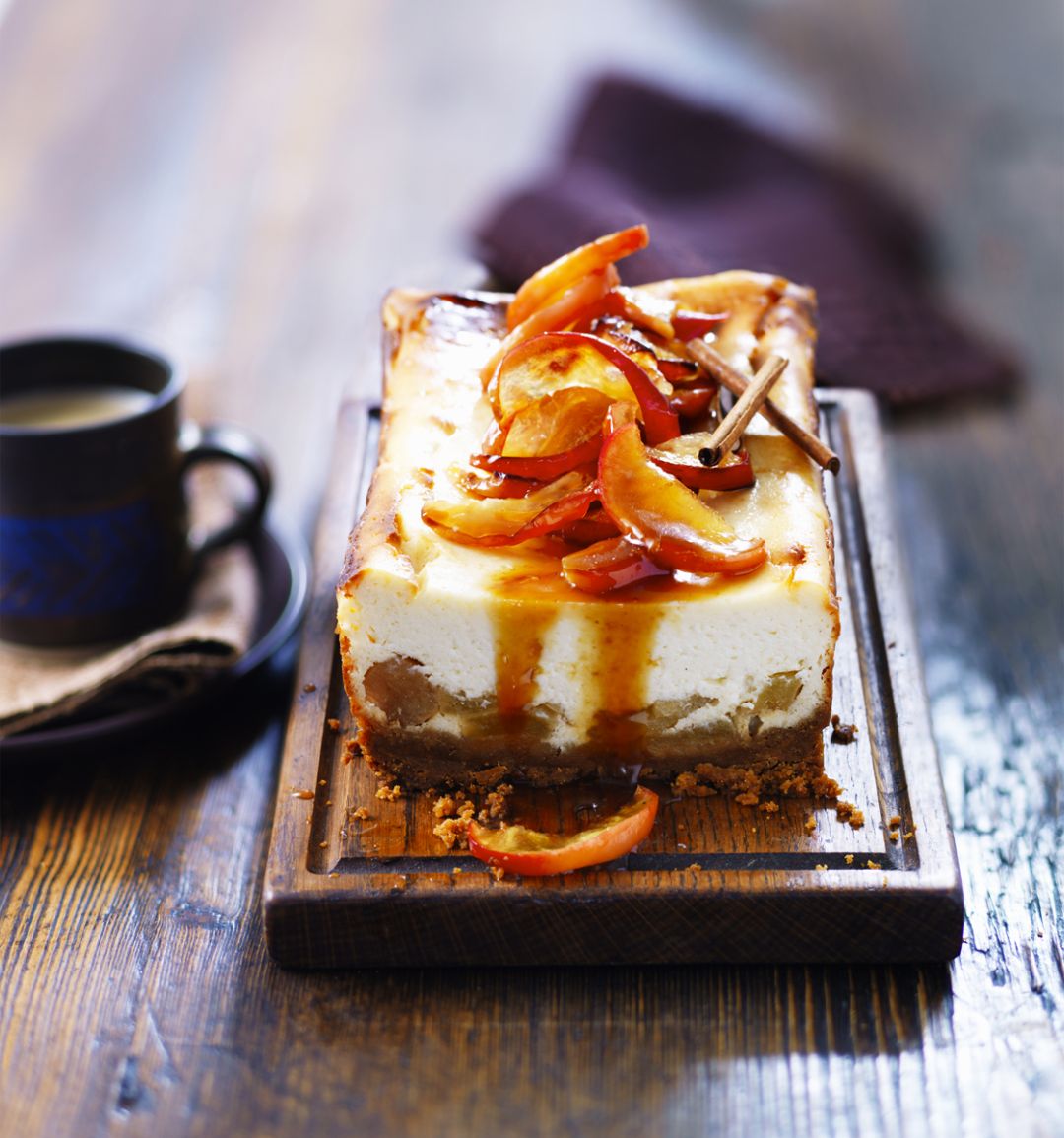 Toffee apple cheesecake