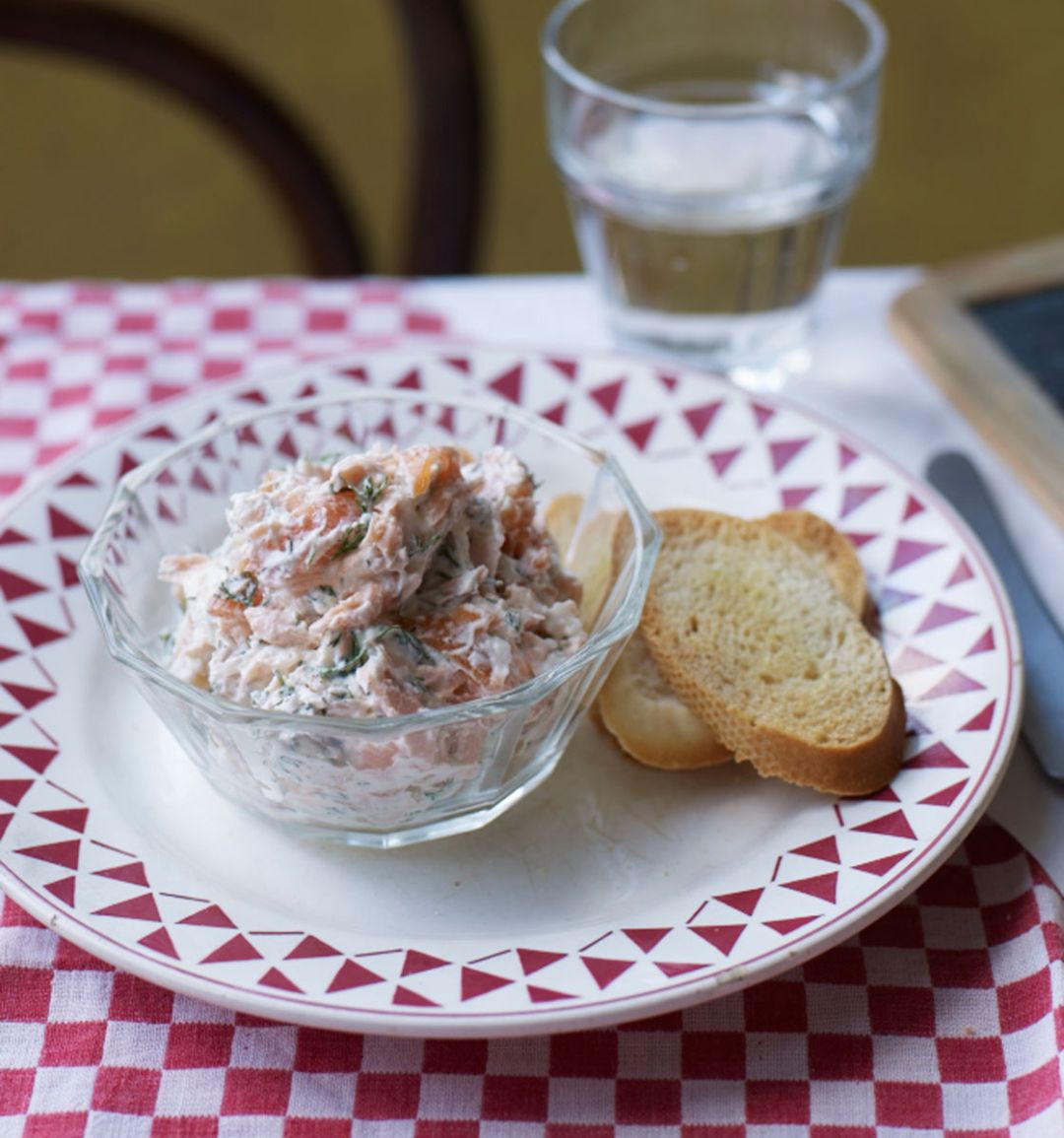 Salmon rillettes