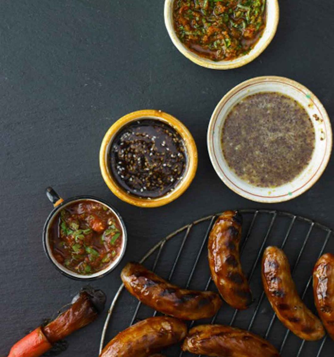 Classic smoky barbecue sausages
