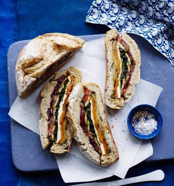 Italian-style picnic loaf