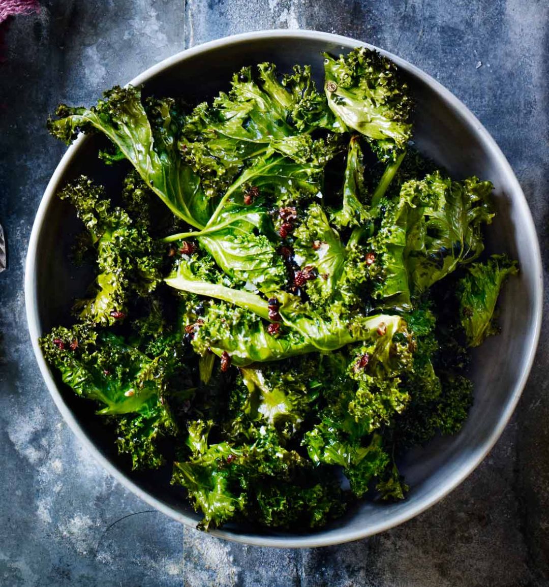Szechuan pepper and sea salt kale crisps