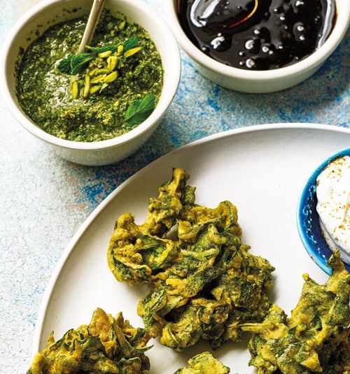 Tamarind and tangy coriander chutney