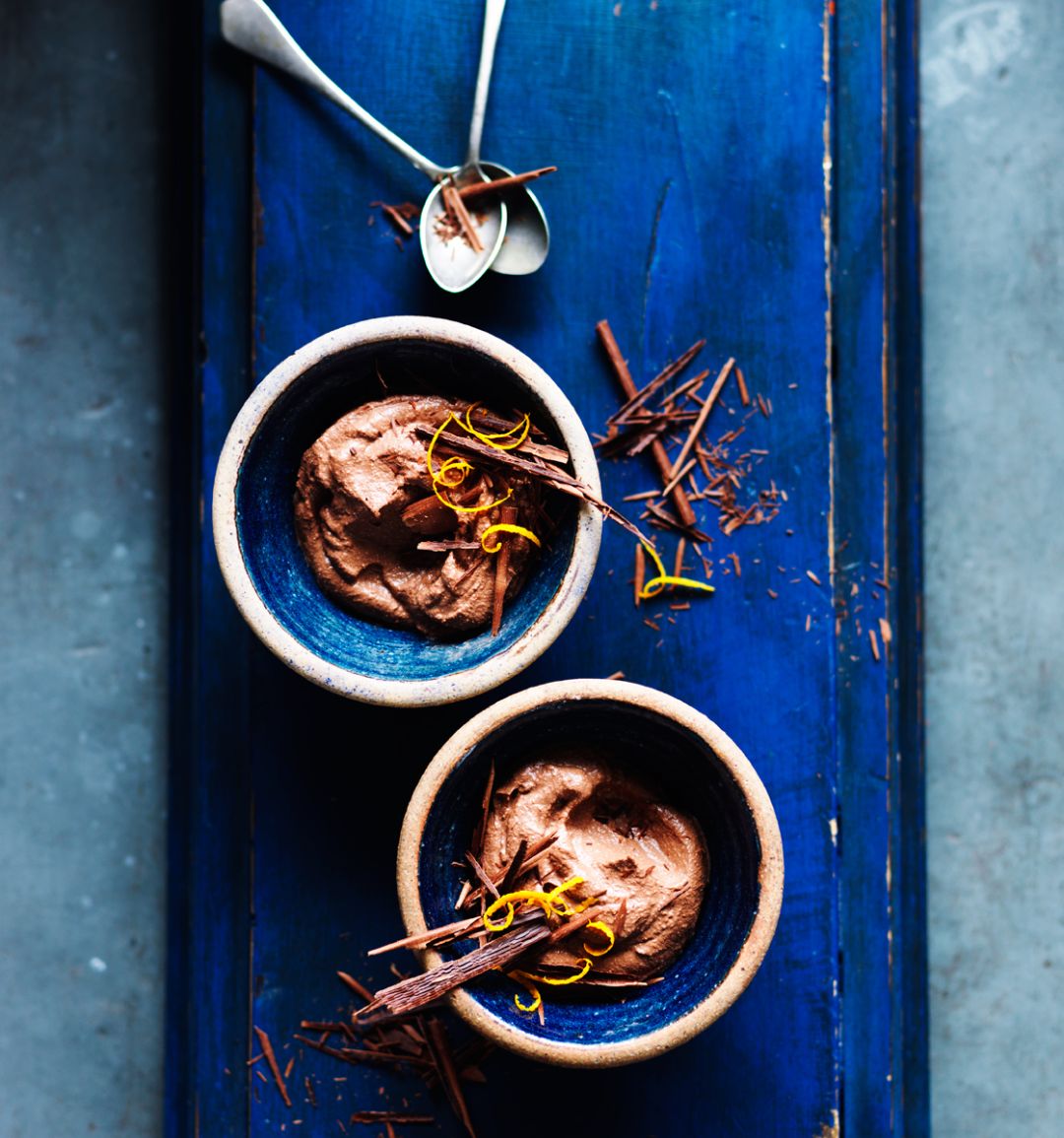 Chocolate orange pots