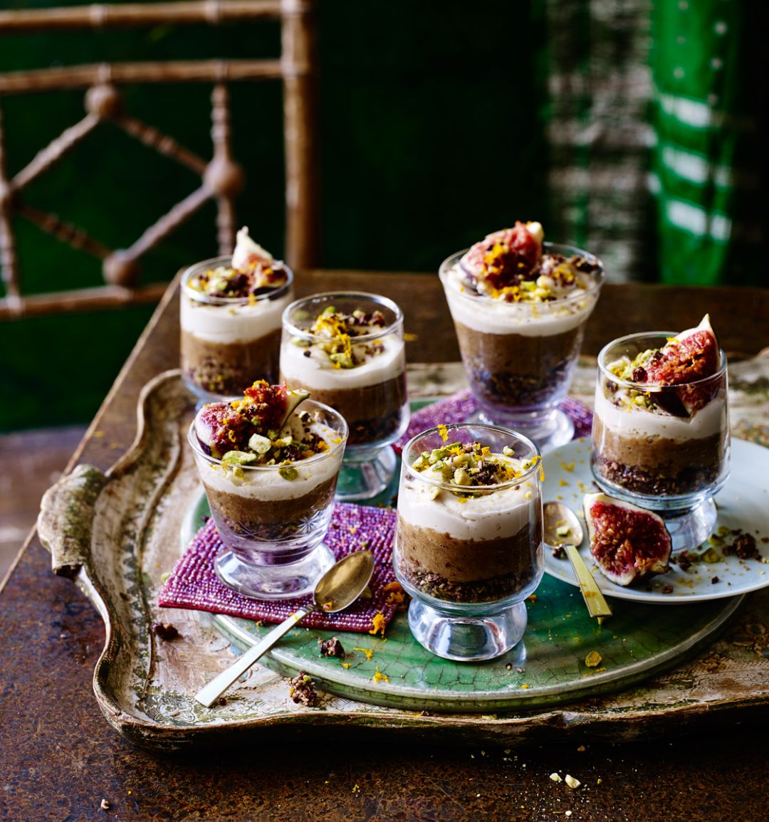 Mont Blanc trifle pots