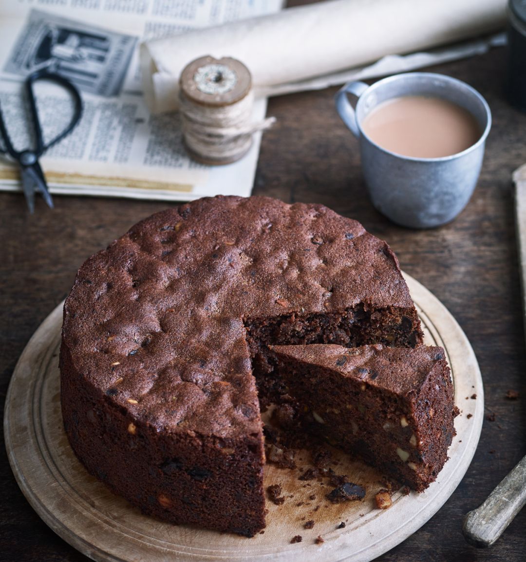 Italian chocolate Christmas cake 