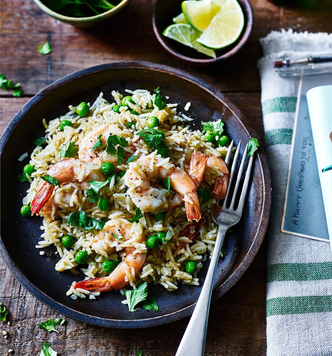 Thai prawn and coconut rice