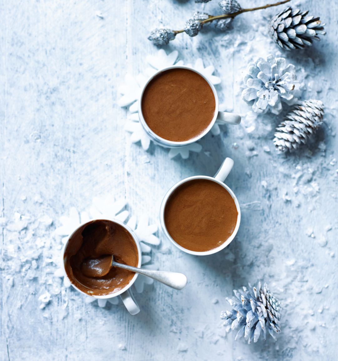 Spiced chocolate and coffee mousse