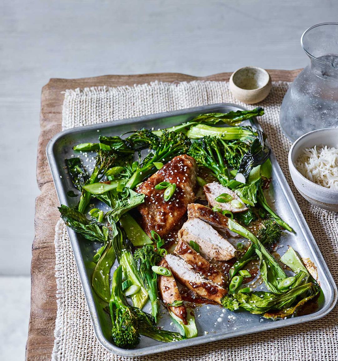 Chinese chicken traybake