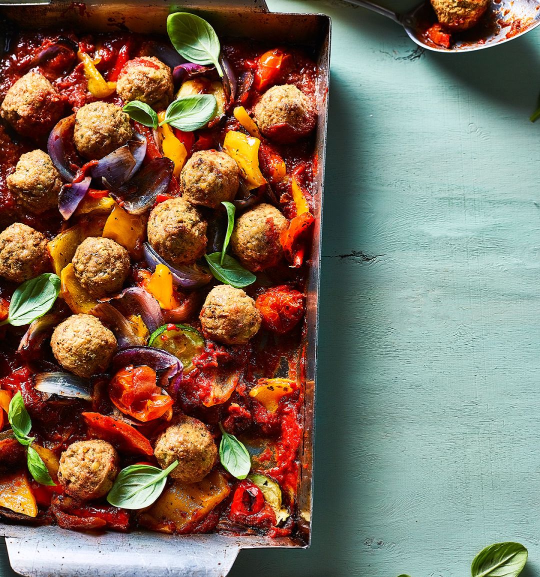 Mediterranean falafel bake