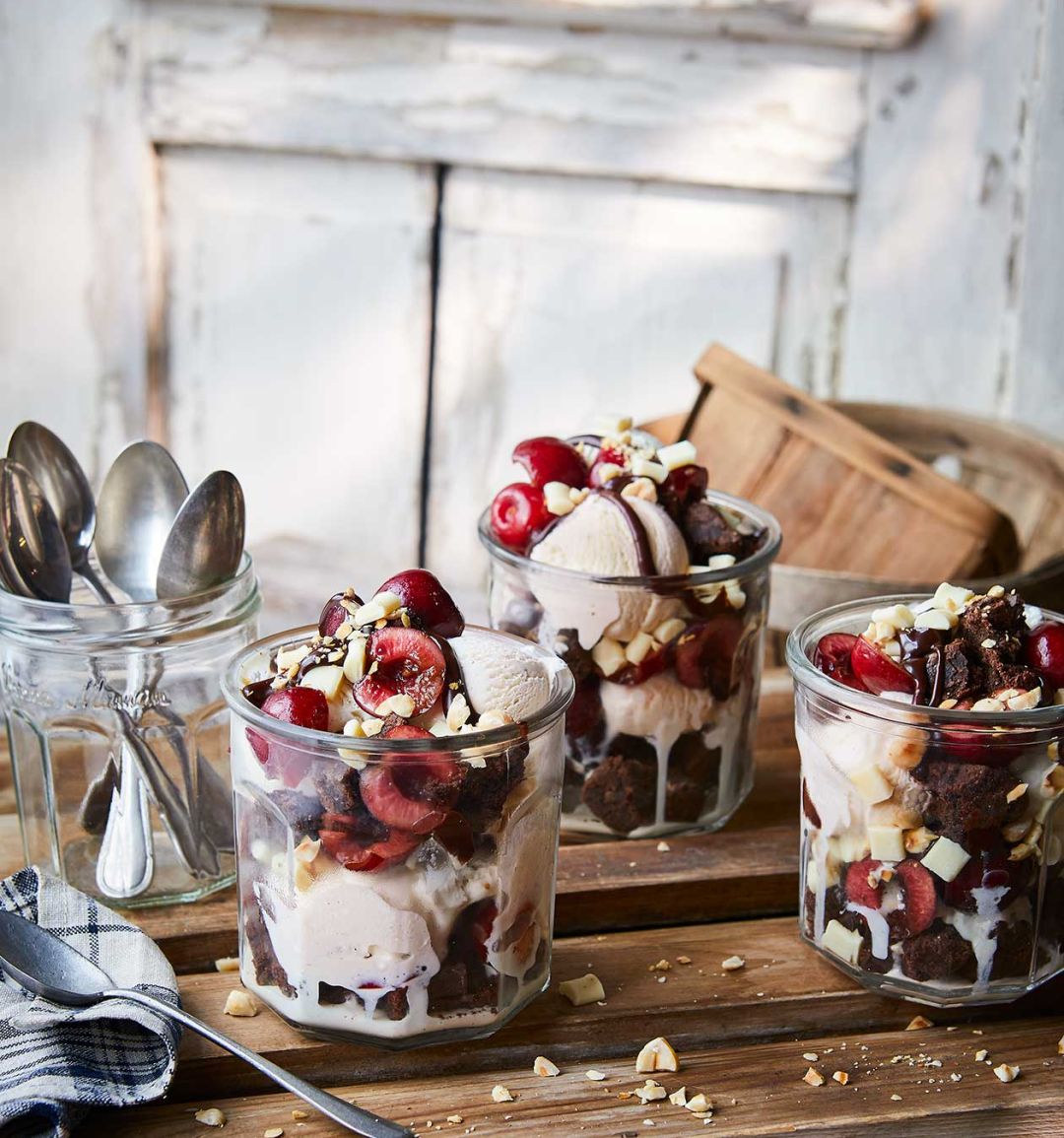 Black Forest sundaes