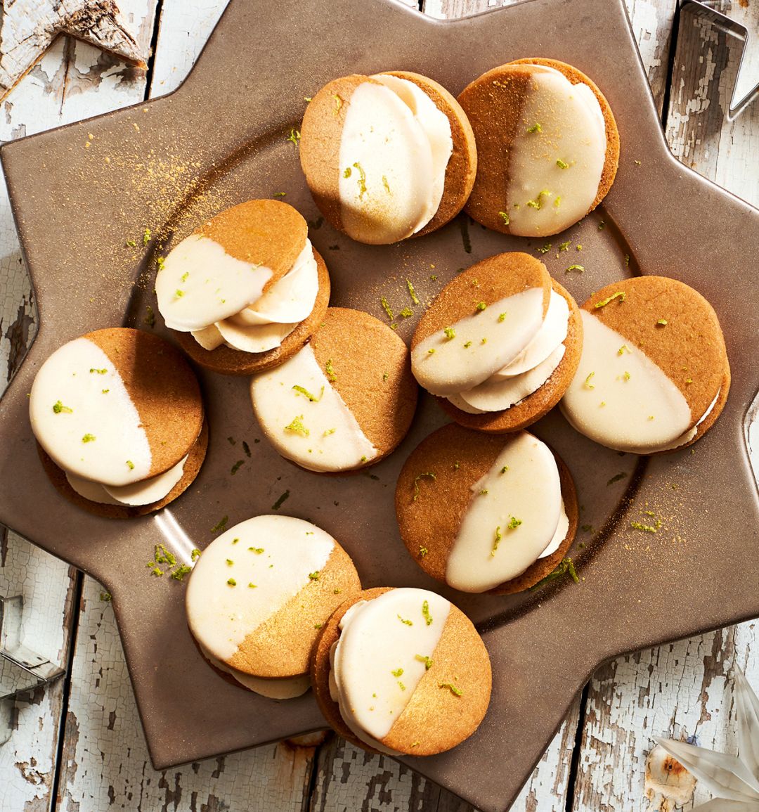 Citrus gingerbread cookies from Billington's