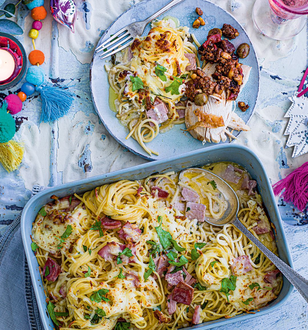 Spaghetti a la crema