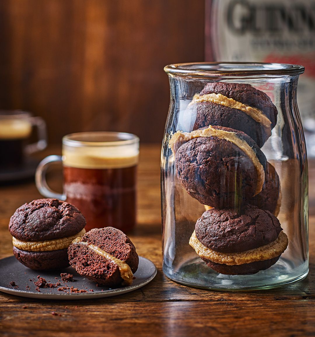 Guinness sandwich cookies