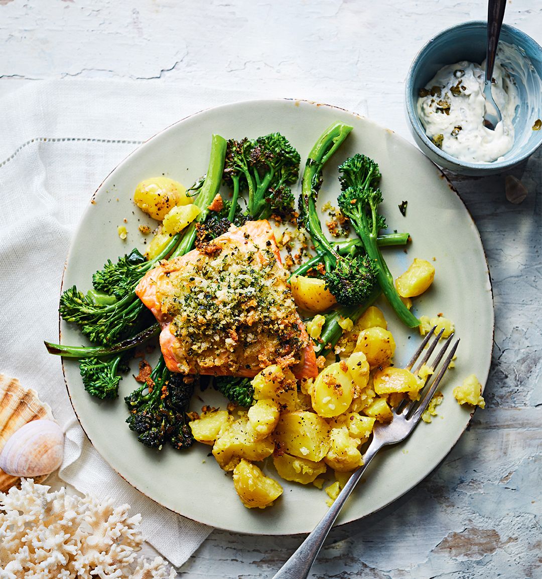 Trout with a gremolata crumb