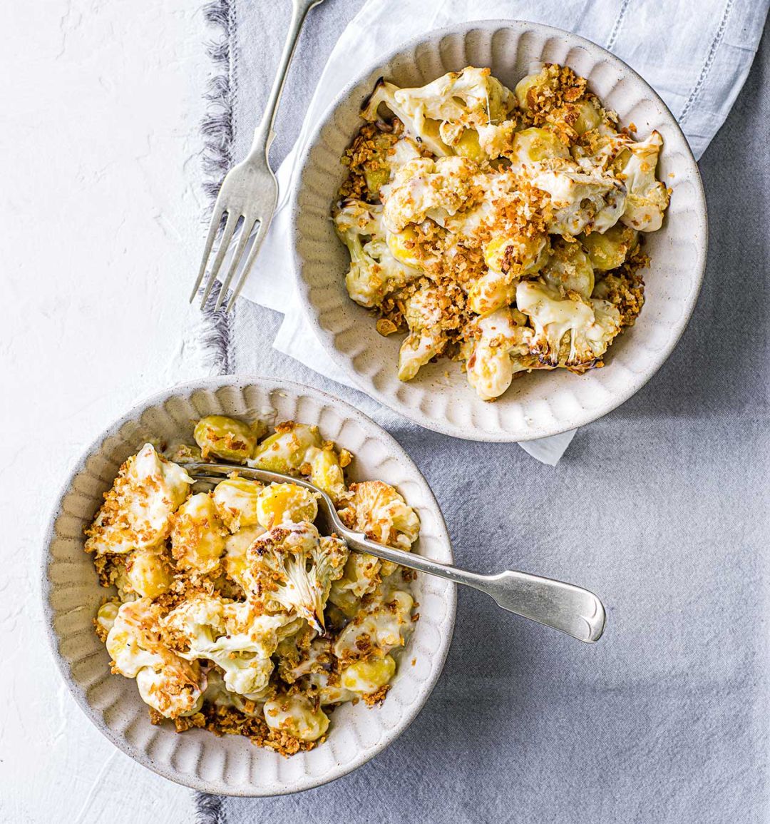Cauliflower cheese gnocchi