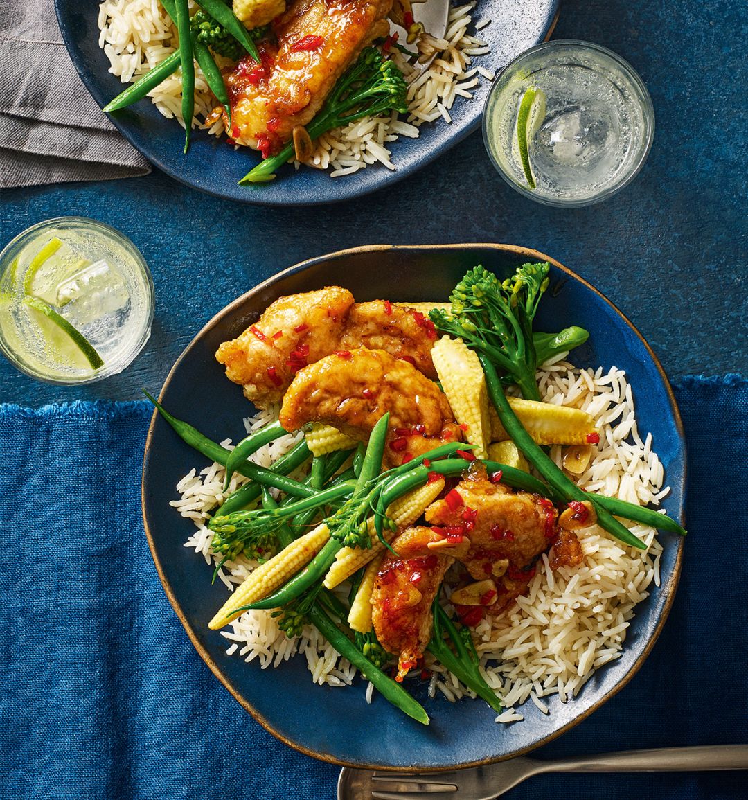 Easy honey-garlic chicken