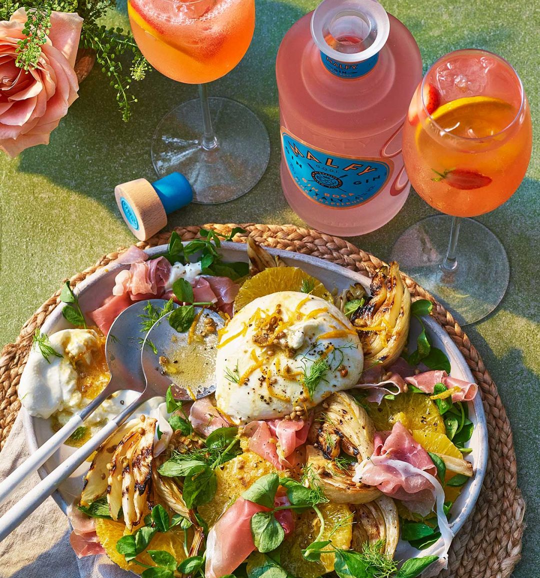 Sponsored: Orange, fennel and burrata salad