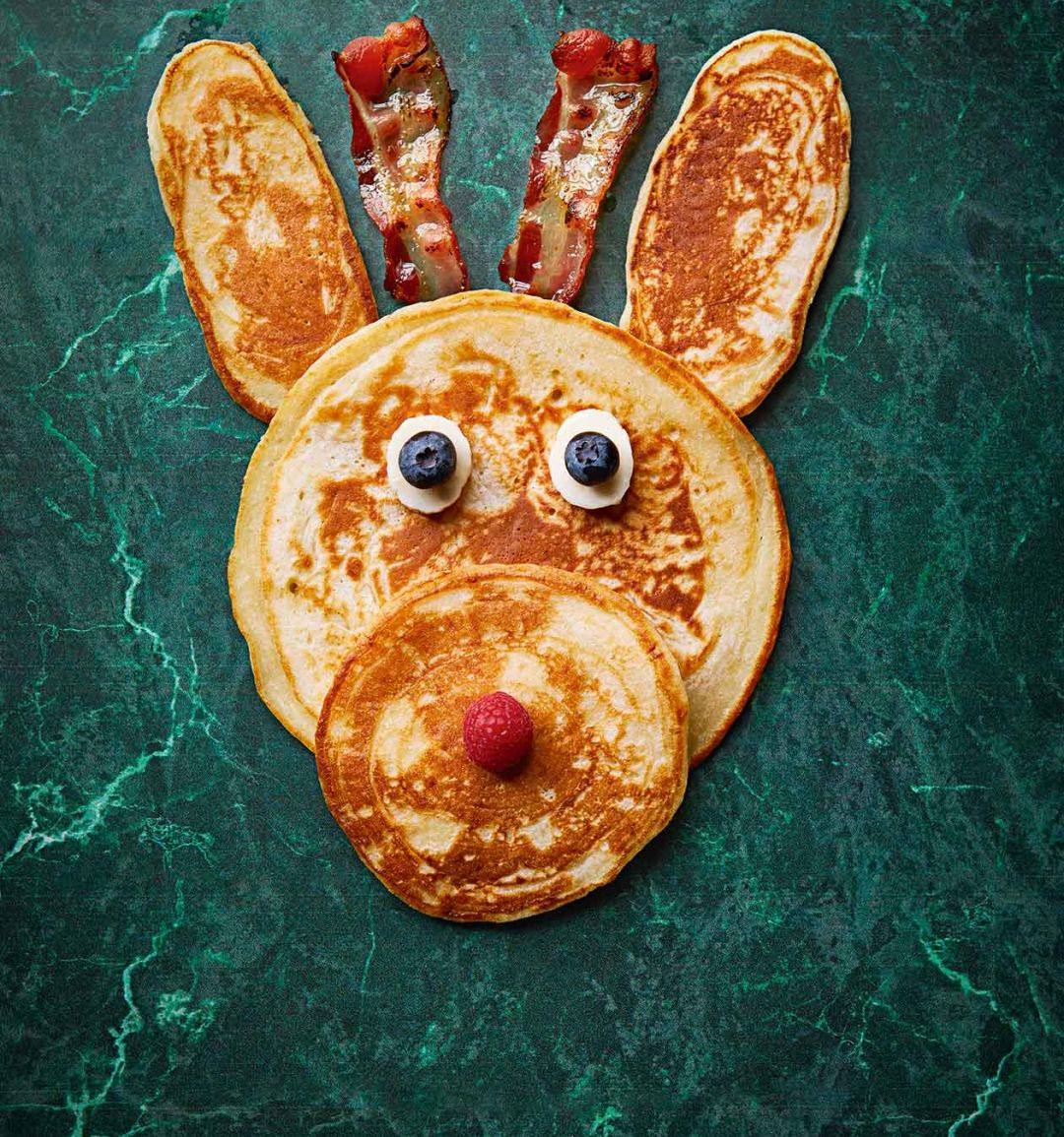 Snack Rudolf Rudolph pancakes recipe | Sainsbury`s Magazine