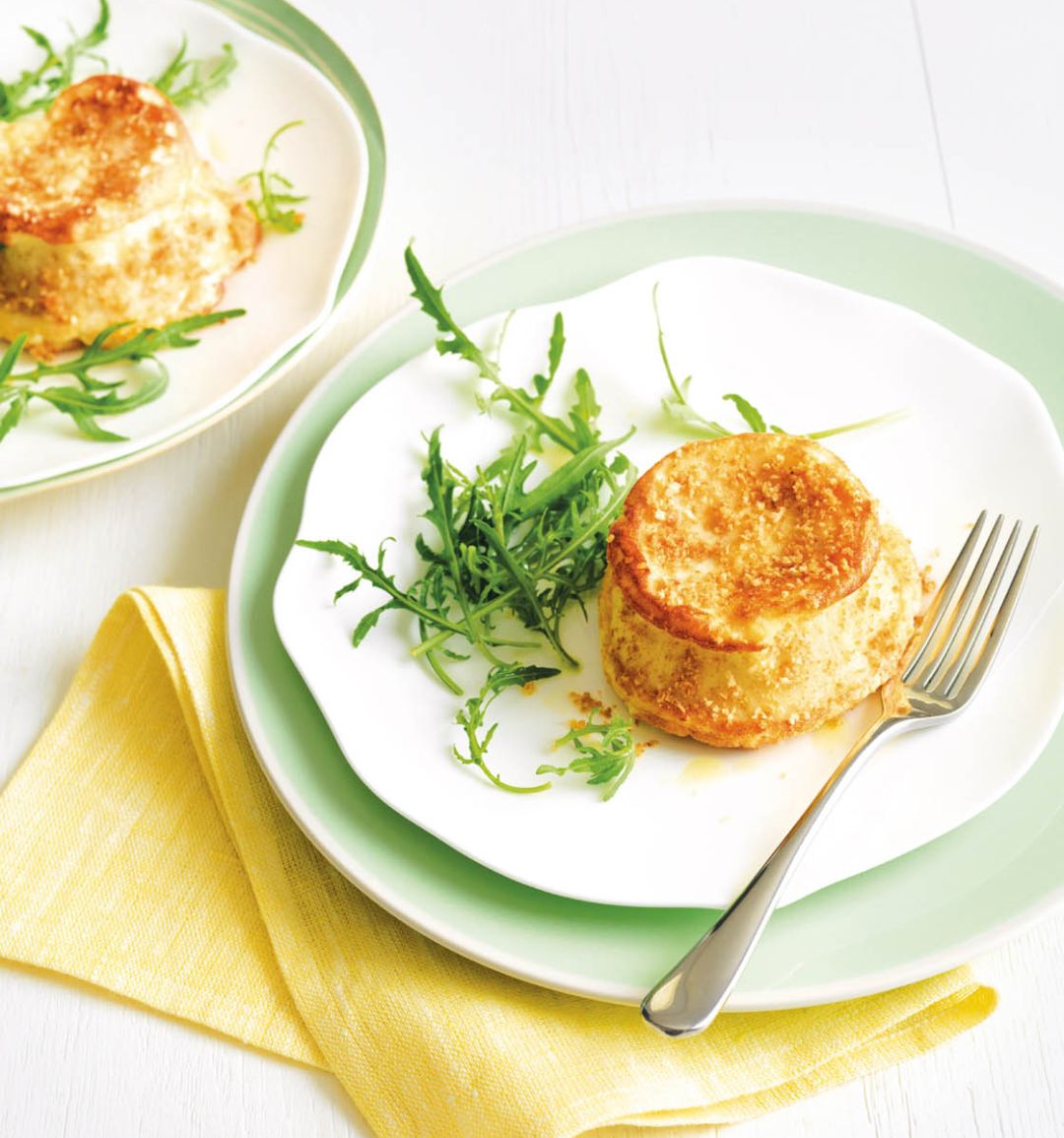 Roquefort cheese soufflés