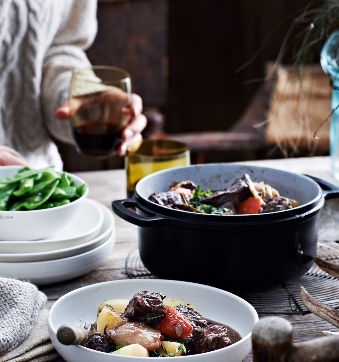 Beef bourguignon 