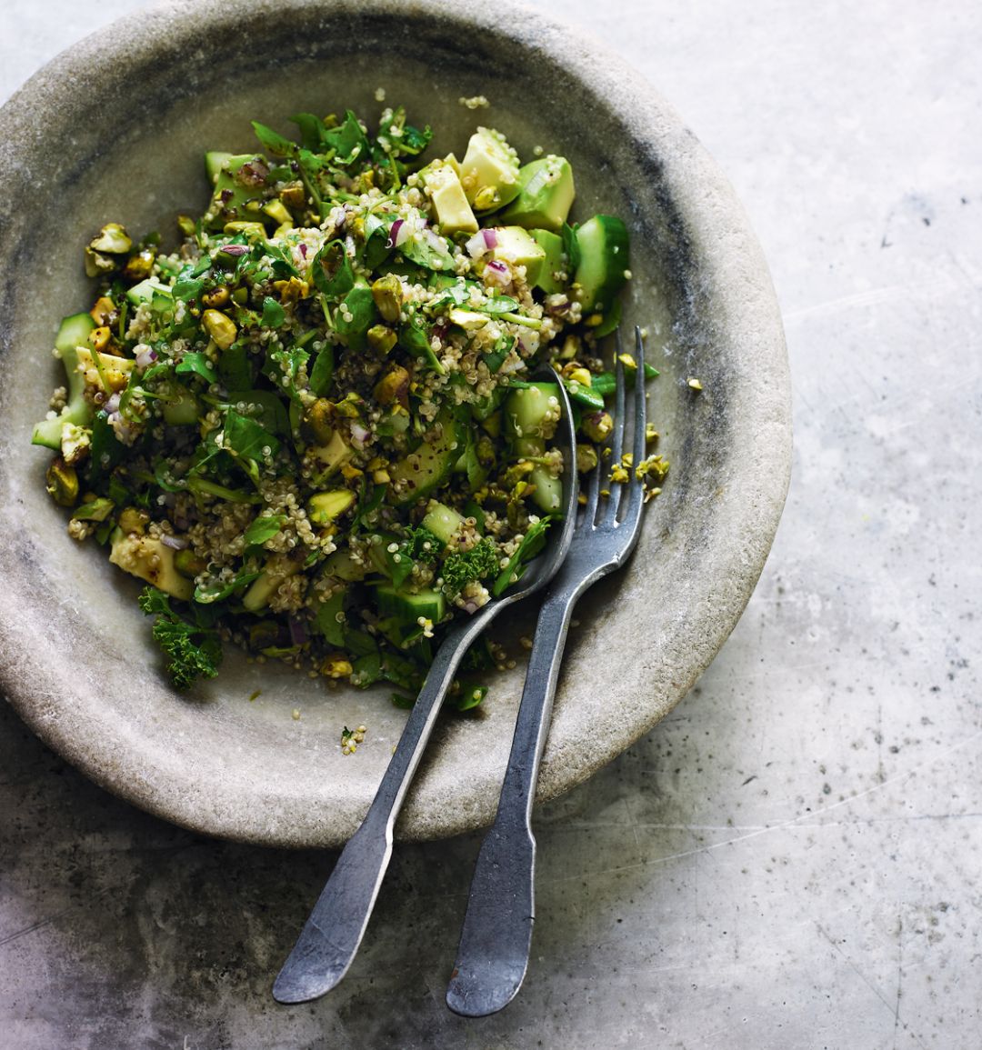 Very green quinoa