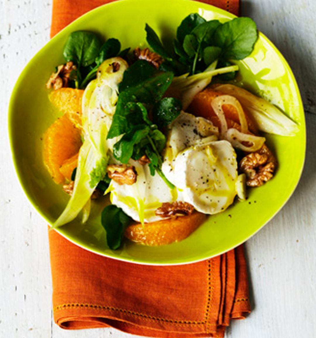 Orange & fennel salad with goats’ cheese