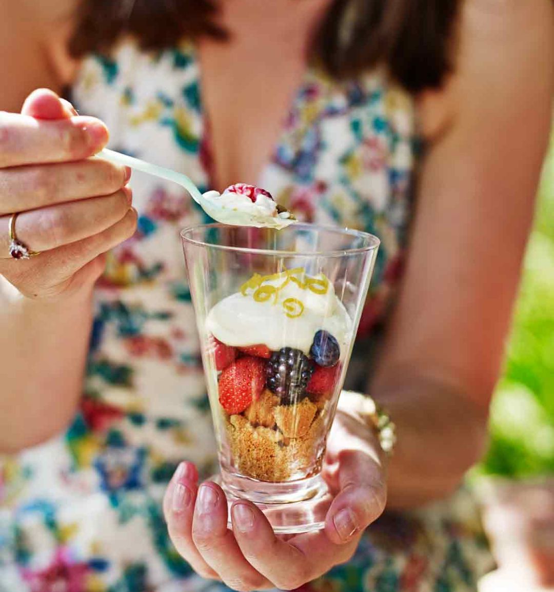 Lemon cup 'cheesecakes' 