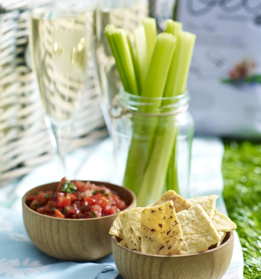 Chunky homemade salsa