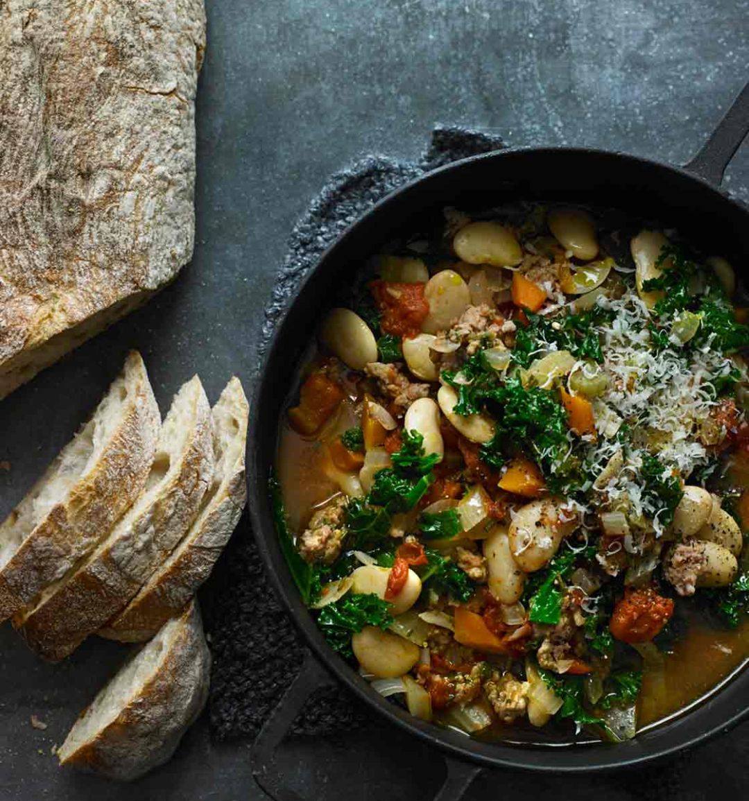 Sausage ribollita one-pot