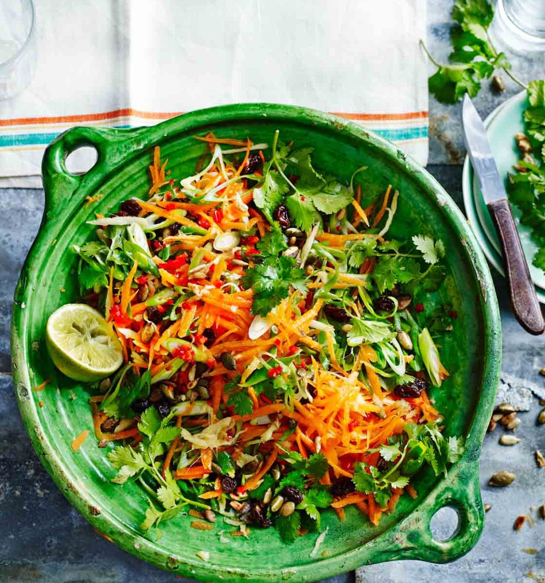 Zingy carrot salad