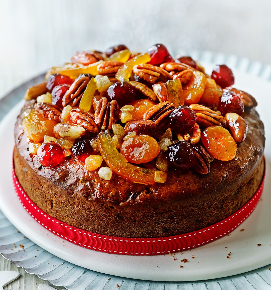 Christmas fruit cake with ginger