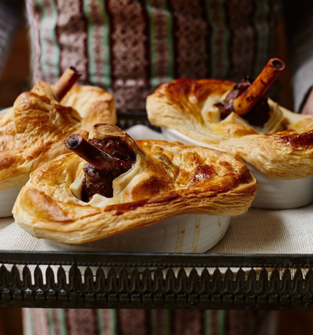 Lamb shank pies