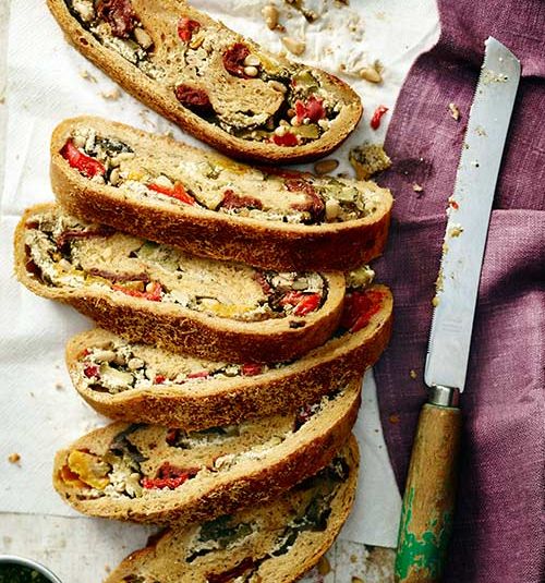 Stuffed picnic loaf