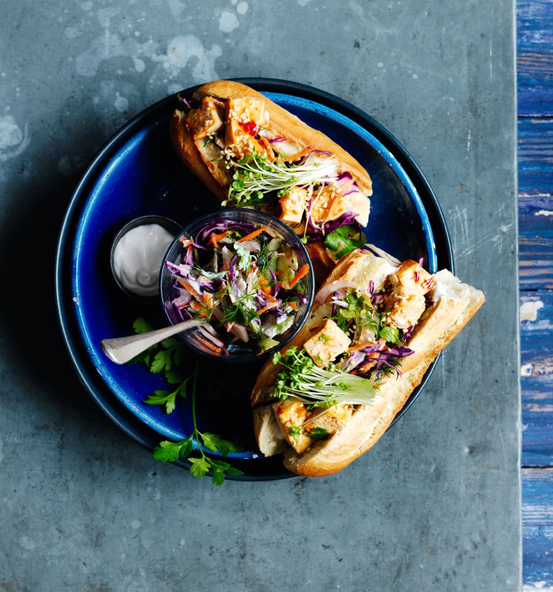 Sweet ’n’ sour bahn mi baguettes