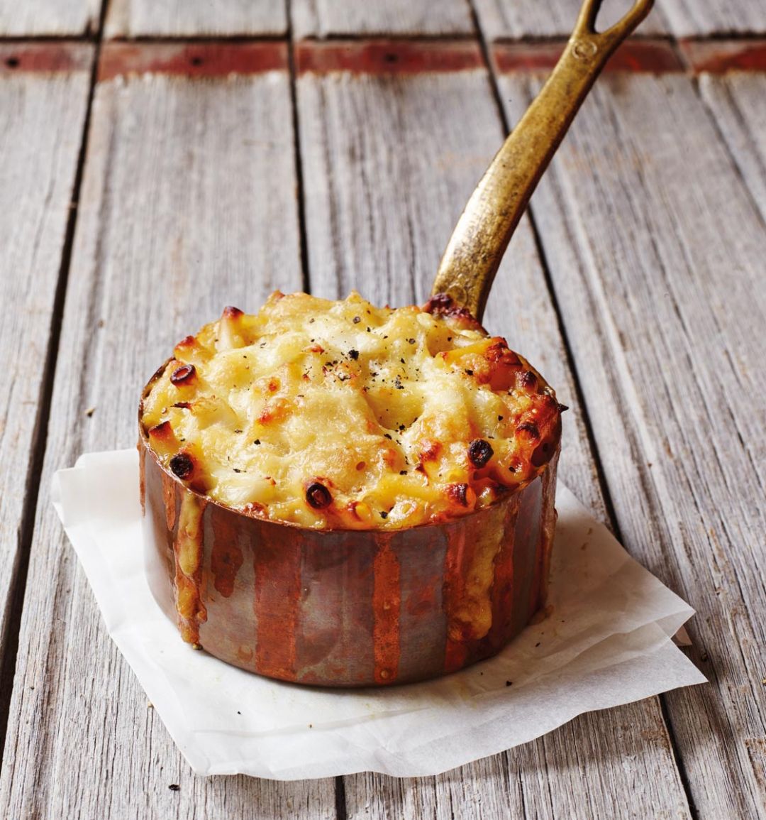 Crab mac and cheese