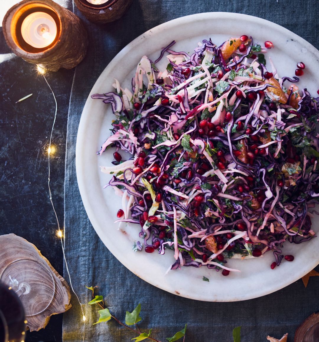 Jewelled winter slaw