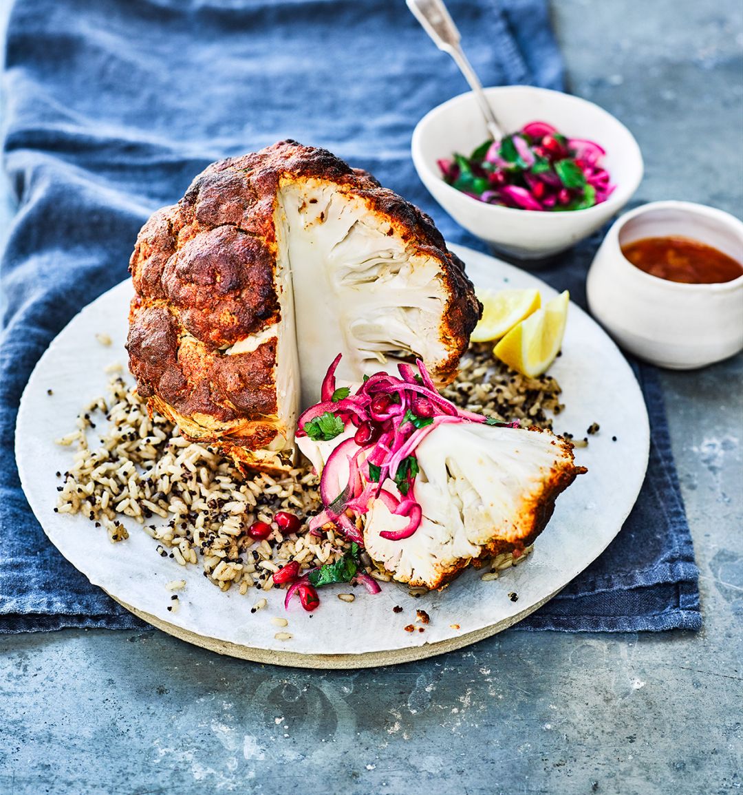 Tikka-spiced cauliflower