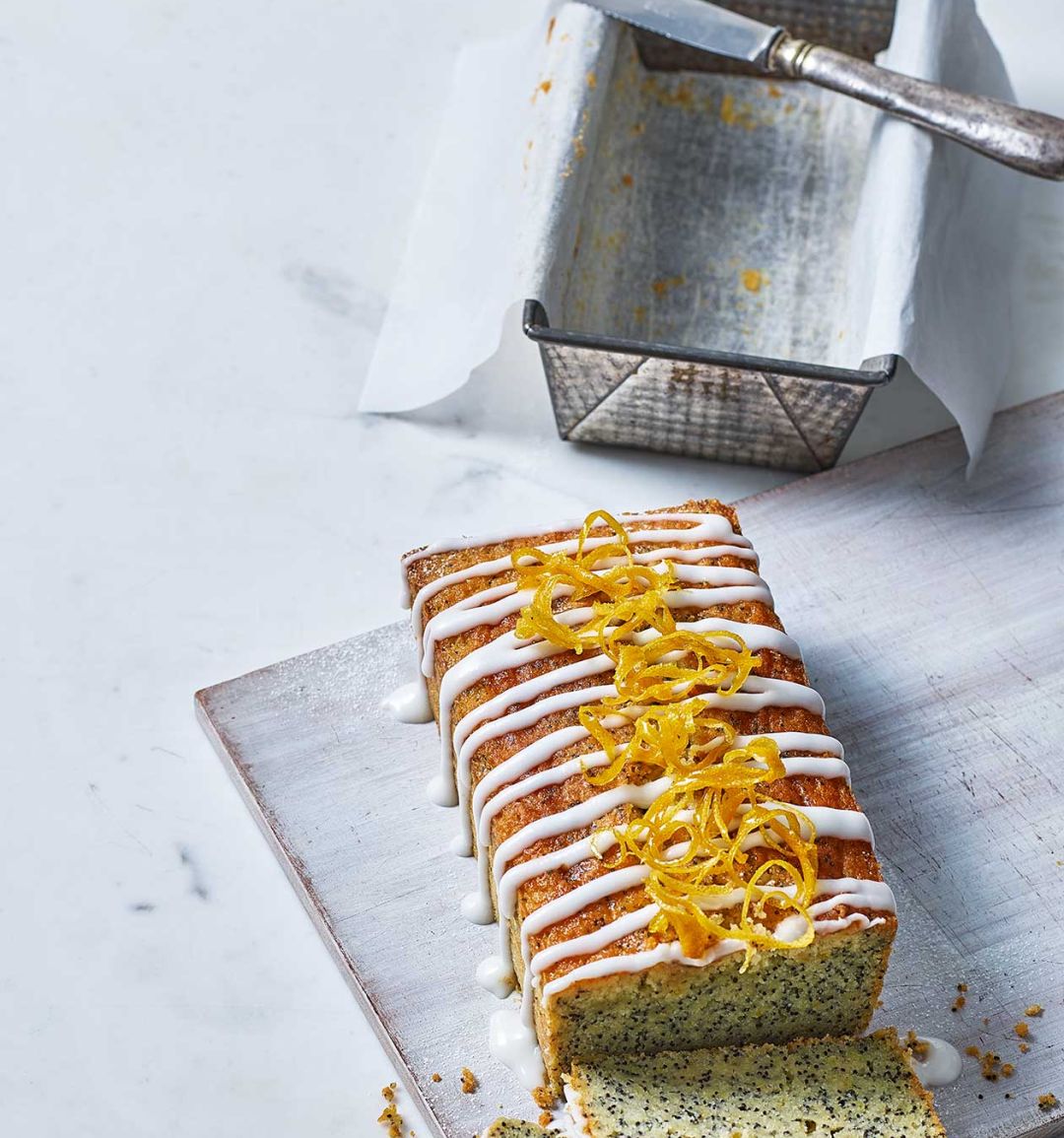 Lemon poppy seed loaf