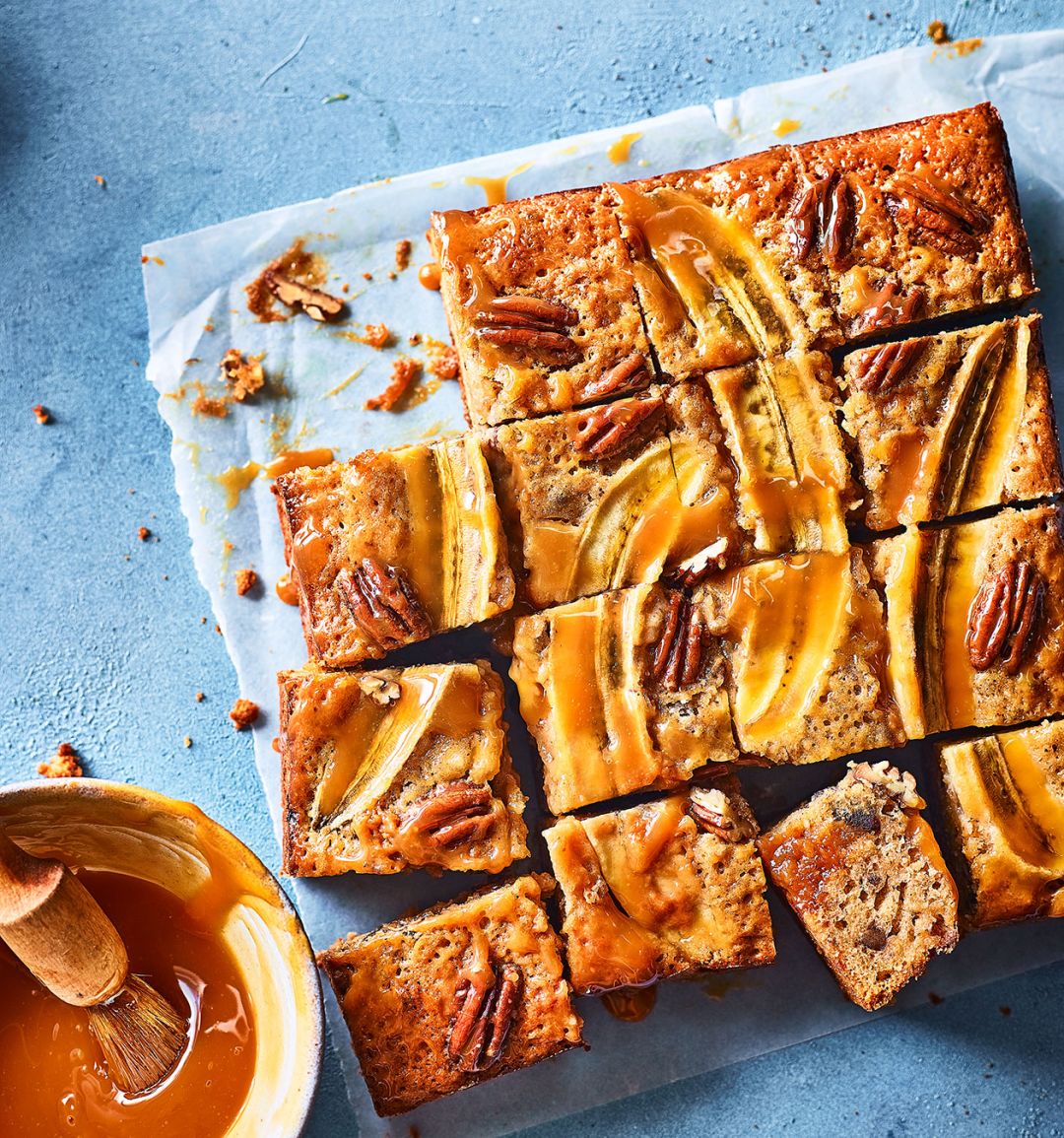 Butterscotch banana bread blondies