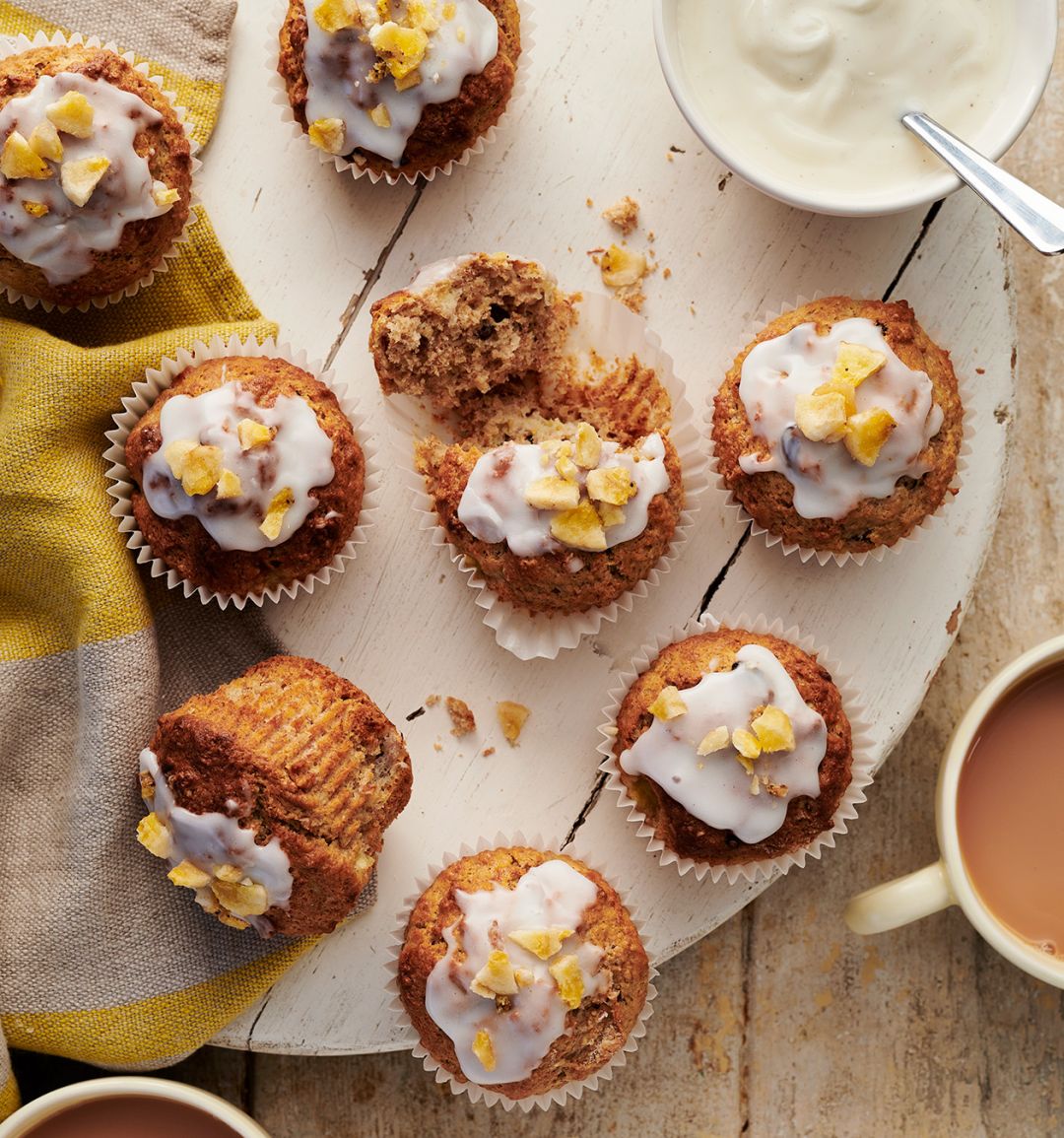 Sponsored: Vanilla yogurt & banana muffins