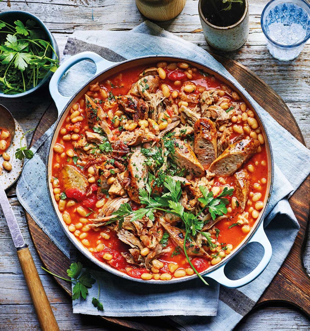 Cassoulet with duck and sausage