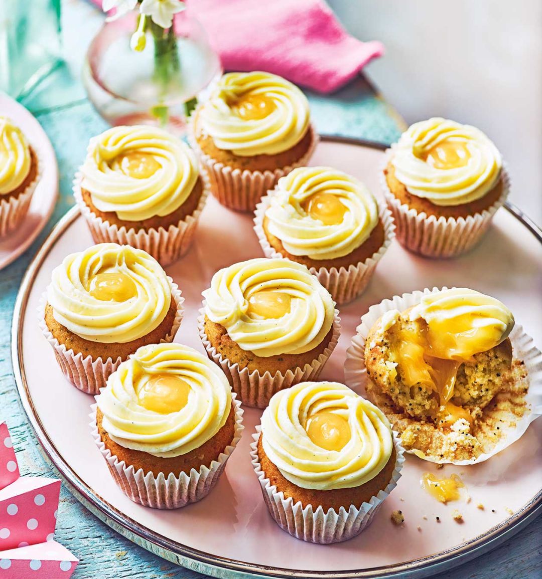 Lemon and poppy seed cupcakes