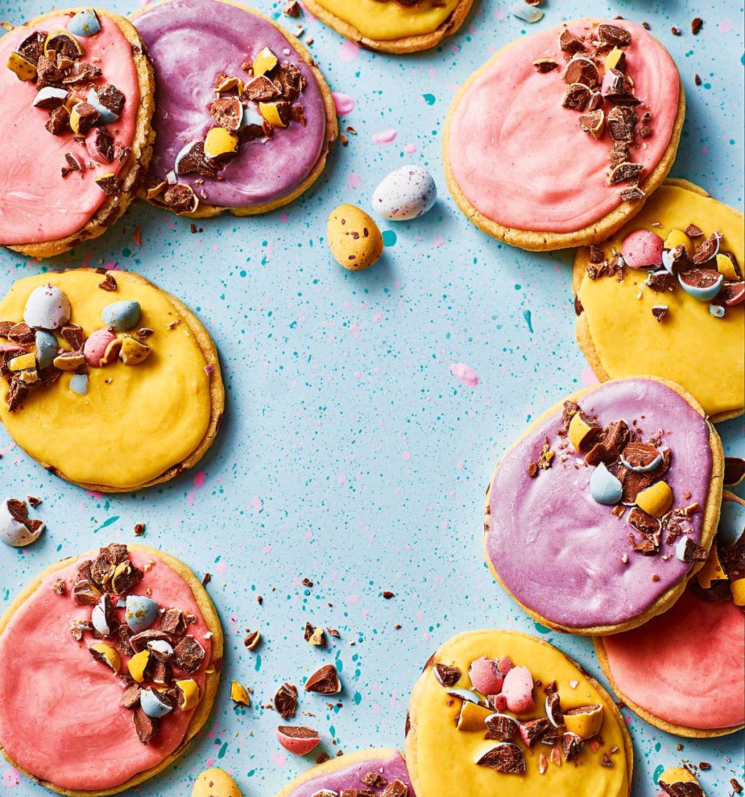 Easter egg shortbreads