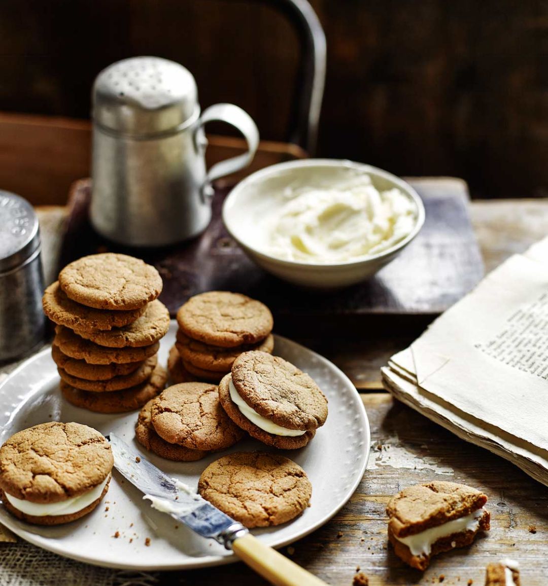 Lemon cheesecake gingernuts