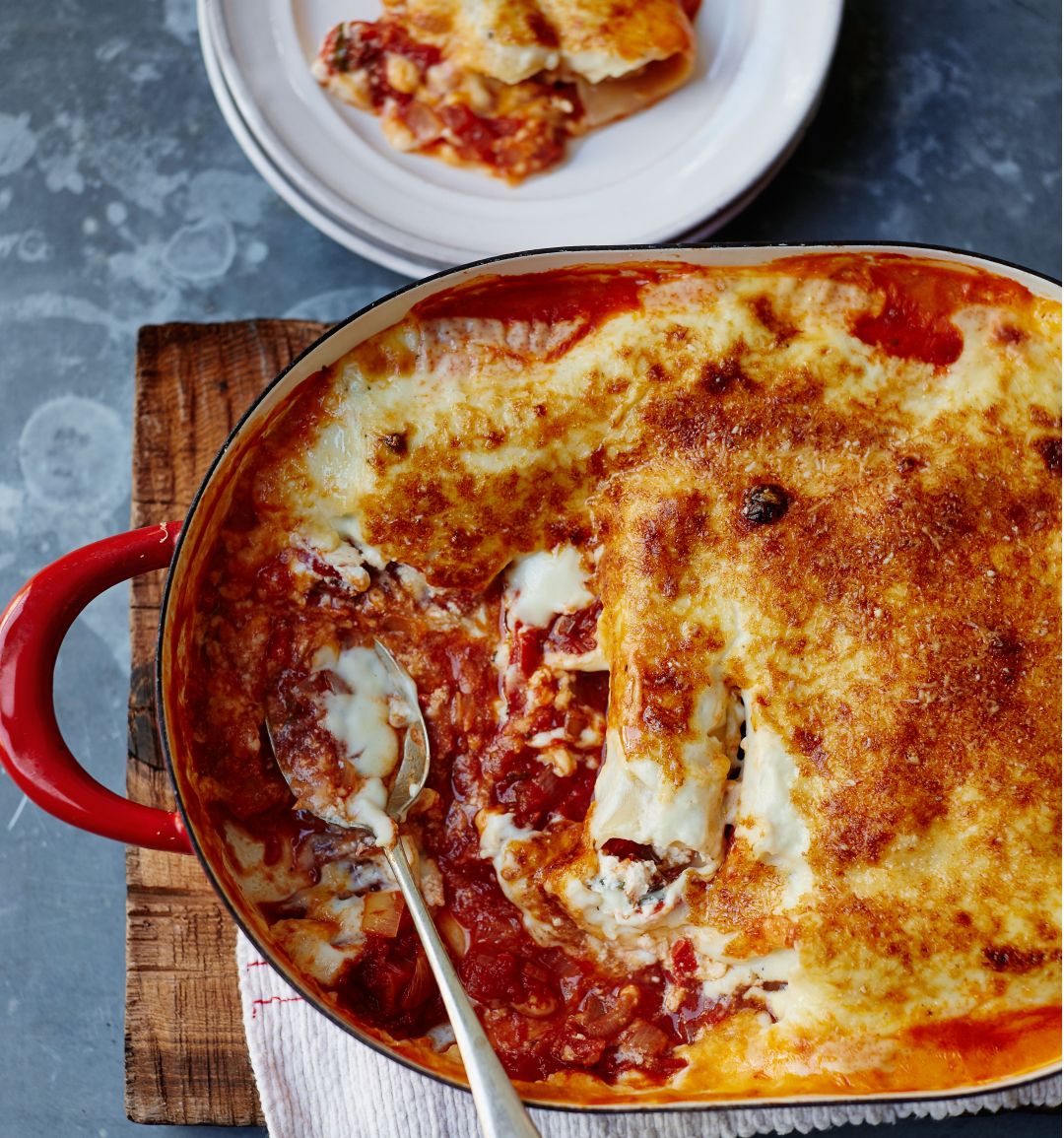 Roasted red pepper, sundried tomato and ricotta cannelloni