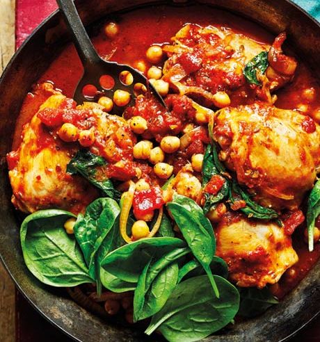 Moroccan-style chicken