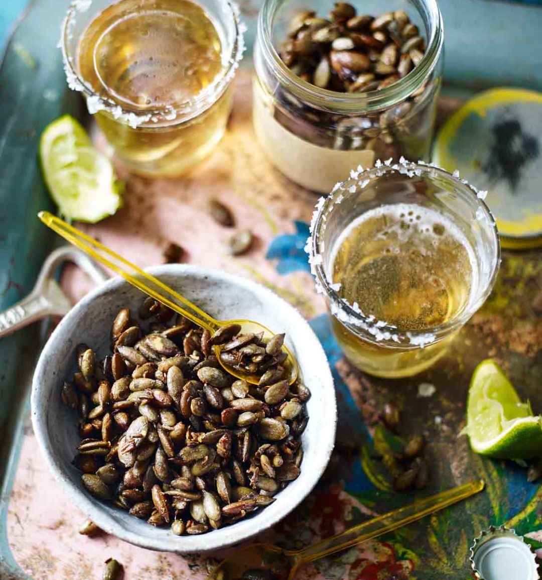 Salted pumpkin seeds