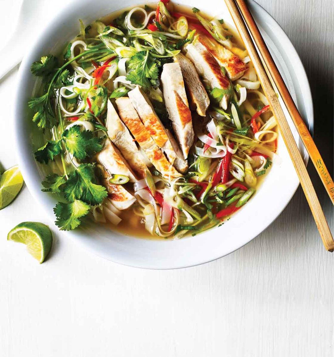 Vietnamese ginger chicken pho