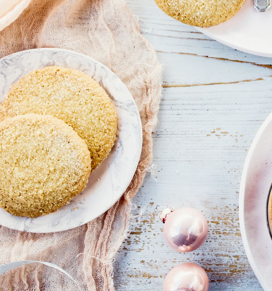 Ginger shortbread